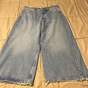 Zara wide leg jeans size 10